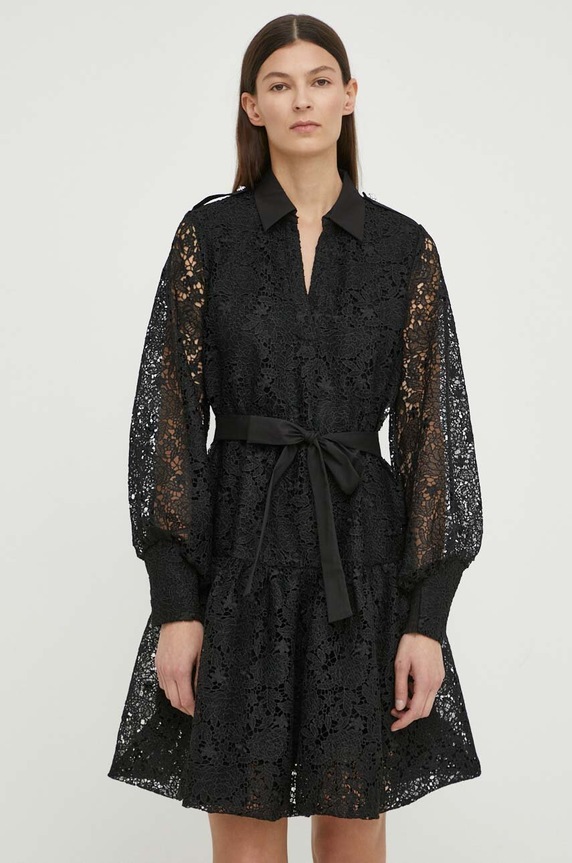 Bruuns Bazaar sukienka AmbrosiaBBAvril dress BBW3835 czarny SS24