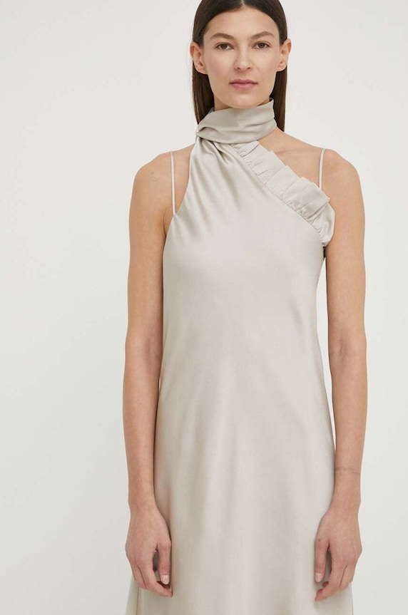 Φόρεμα Bruuns Bazaar AcaciaBBNellie dress μπεζ BBW3866