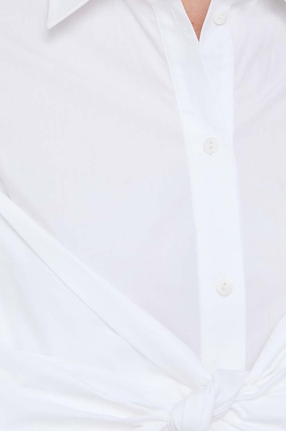 Karl Lagerfeld pamut ruha 240W1301 fehér