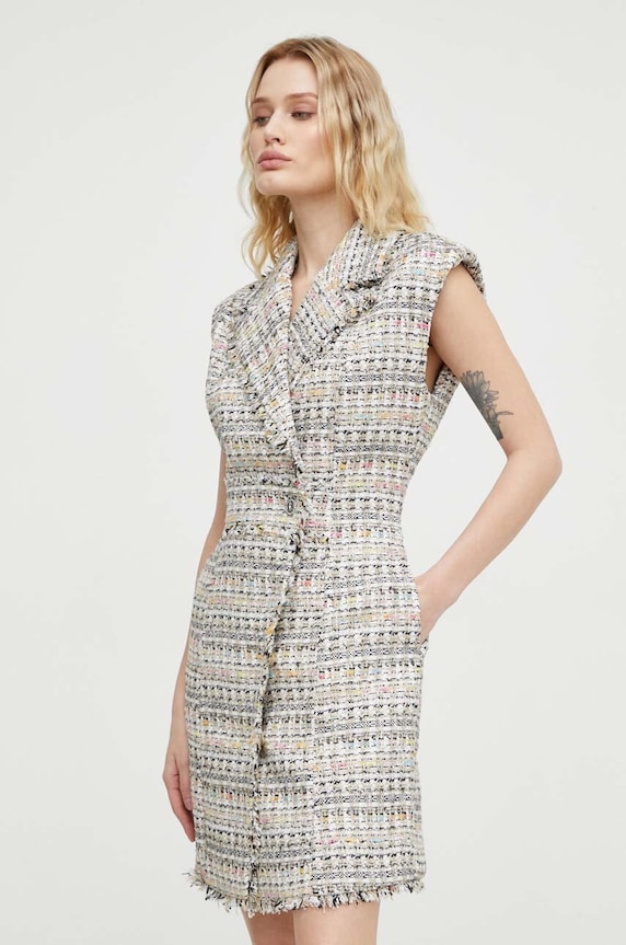 Bruuns Bazaar rochie mini bej BBW3893