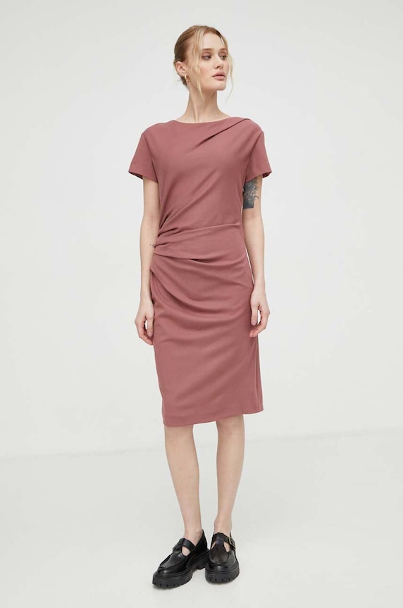 Tiger Of Sweden rochie S68929027 roz SS24