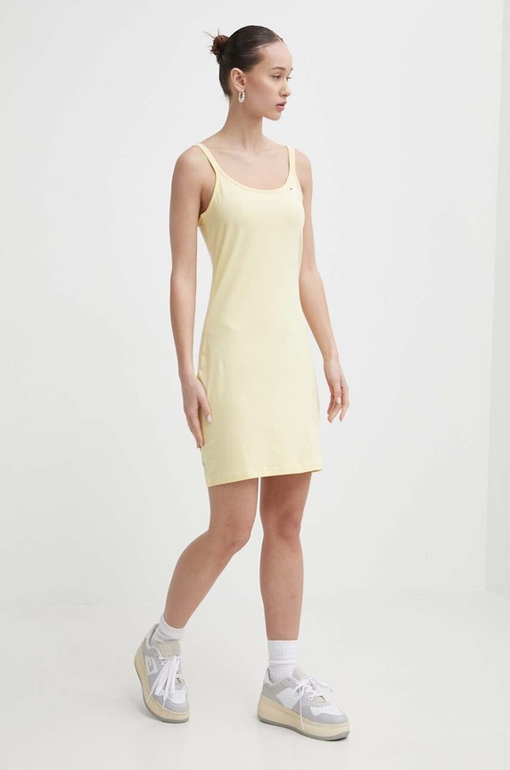 Fila sukienka Brillon FAW0704 żółty SS24