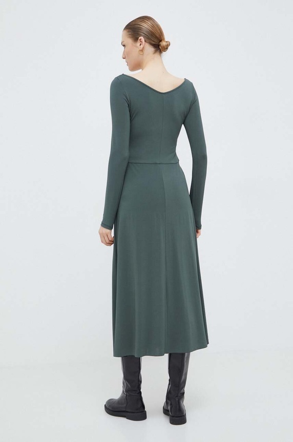 Max Mara Leisure sukienka 2416621017600 zielony SS24
