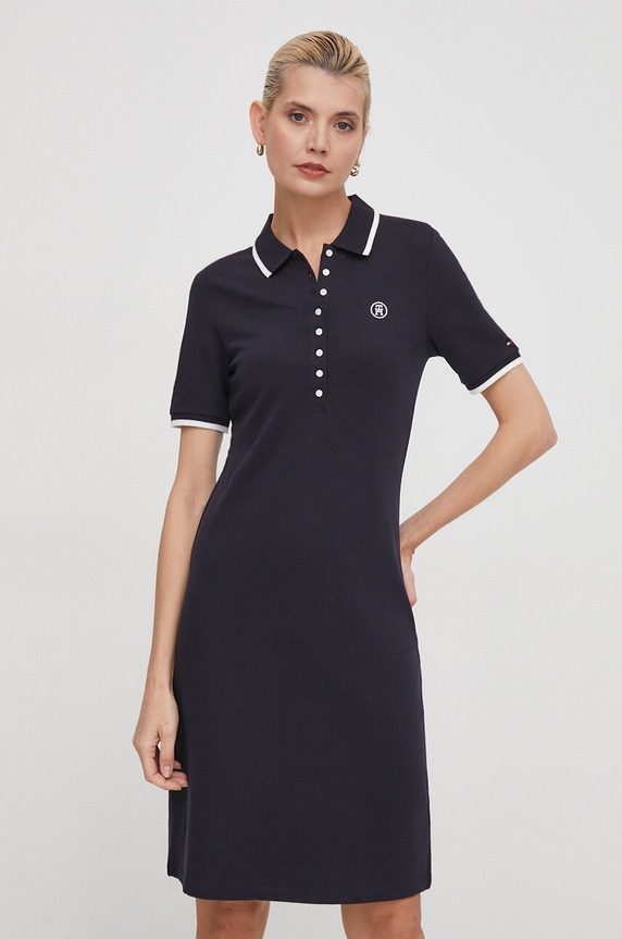 Tommy Hilfiger sukienka casual granatowy WW0WW41275