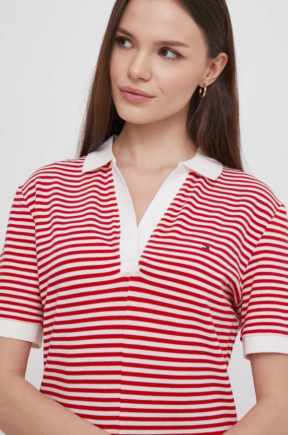 Tommy Hilfiger rochie rosu WW0WW41567
