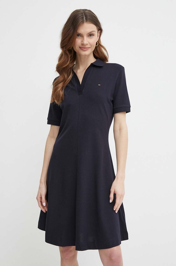 Tommy Hilfiger ruha galléros sötétkék WW0WW41567
