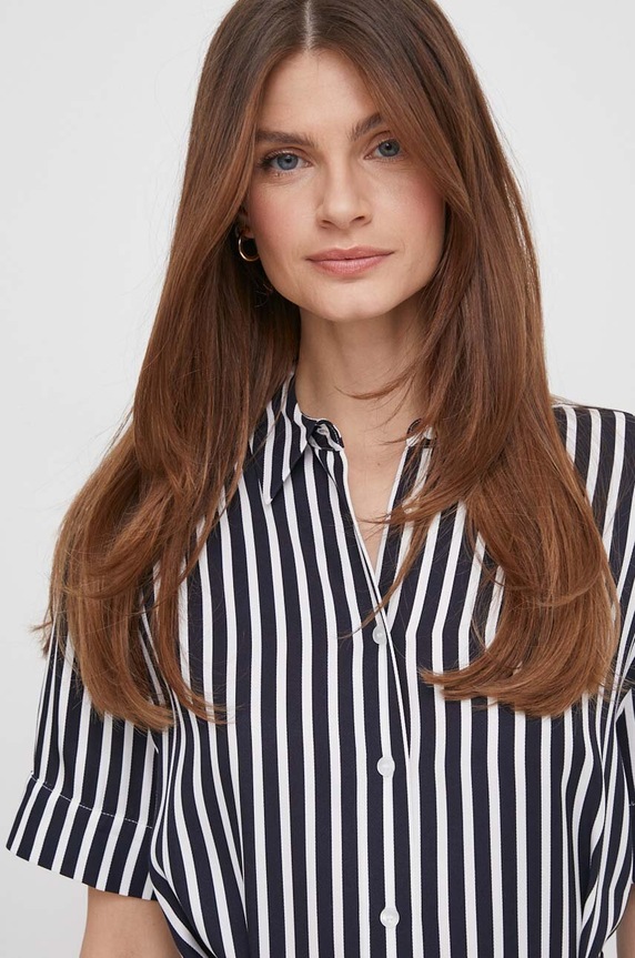 Šaty Tommy Hilfiger námořnická modř WW0WW41613