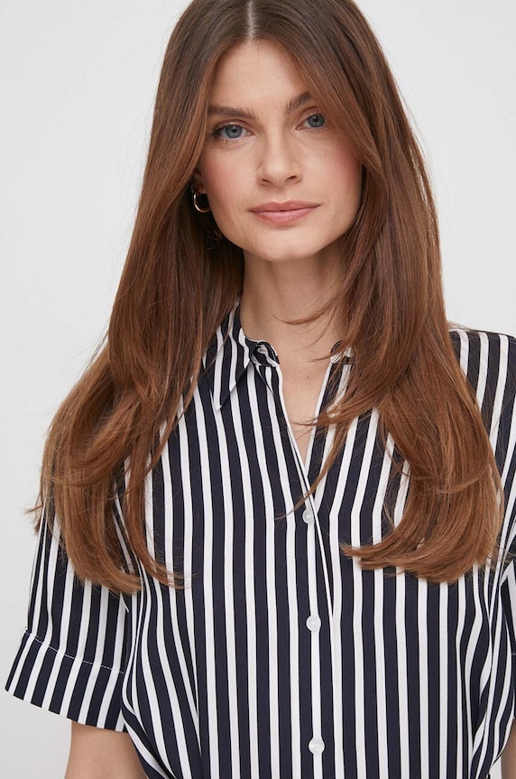 Šaty Tommy Hilfiger námořnická modř WW0WW41613