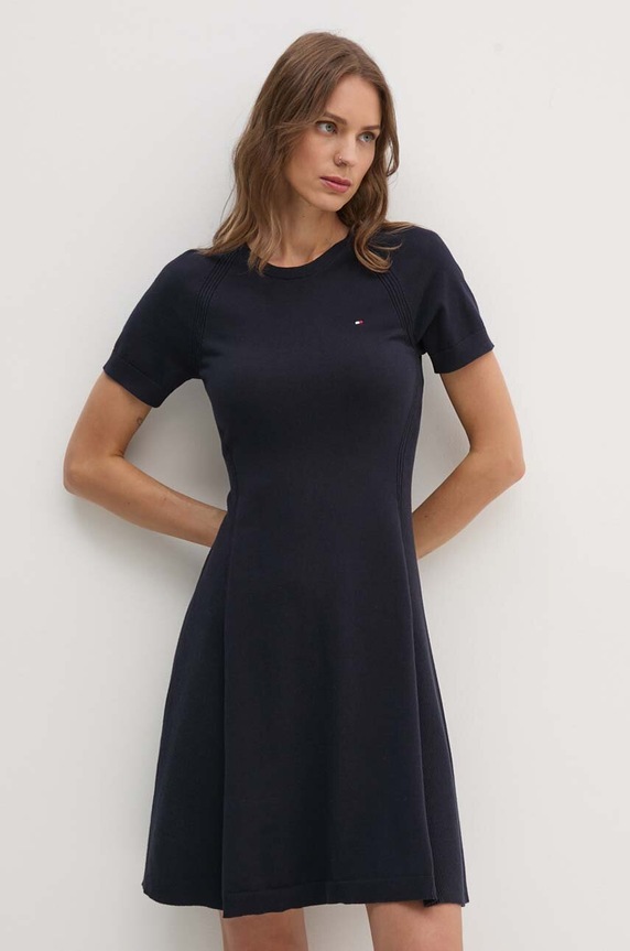 Tommy Hilfiger sukienka granatowy WW0WW42461