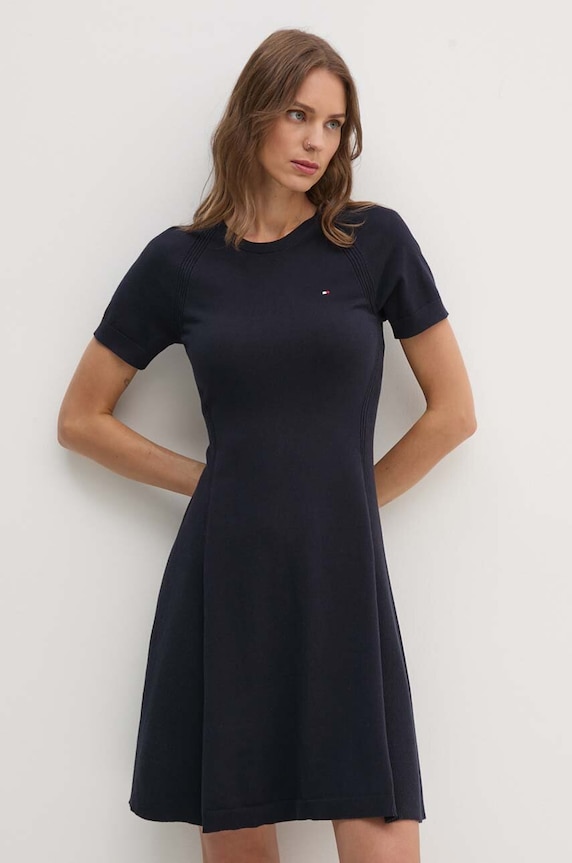 Tommy Hilfiger sukienka granatowy WW0WW42461