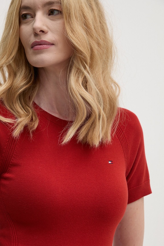 Tommy Hilfiger sukienka czerwony WW0WW42461