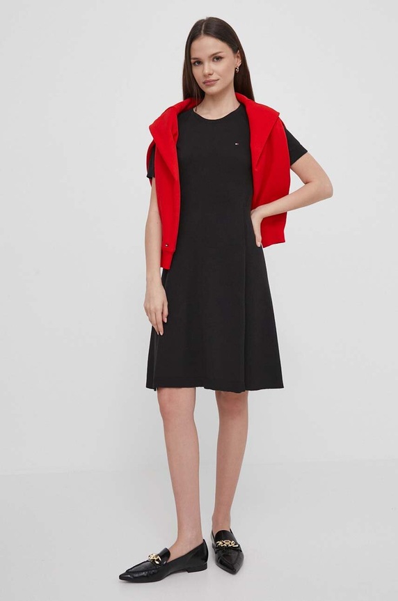 Tommy Hilfiger ruha WW0WW42461 fekete AW24