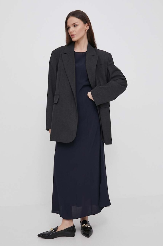 Tommy Hilfiger rochie WW0WW41869 bleumarin SS24