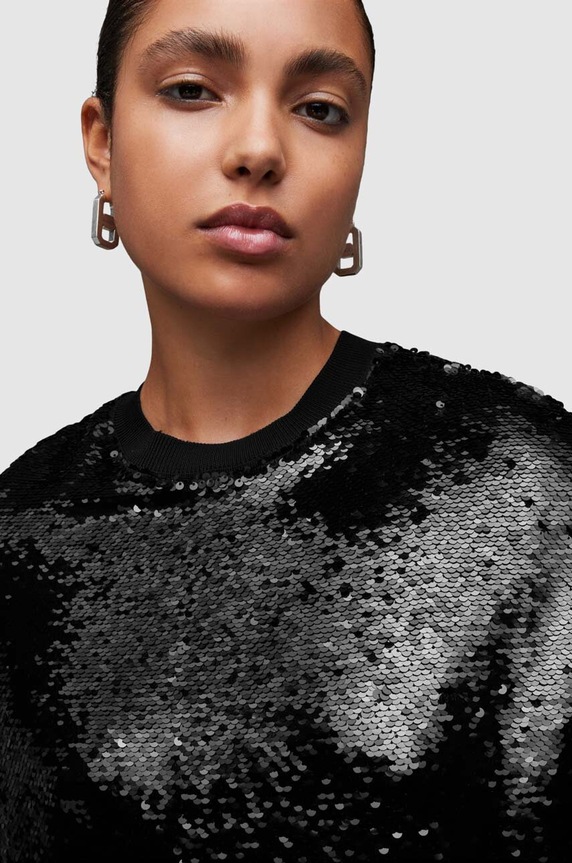 AllSaints sukienka Opal WD265Z czarny SS24