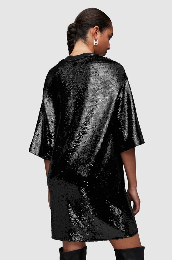 Odzież AllSaints sukienka Opal WD265Z czarny
