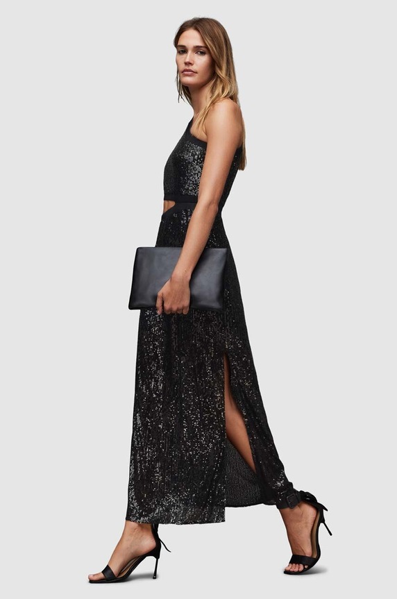 AllSaints sukienka Daisy WD270Z czarny
