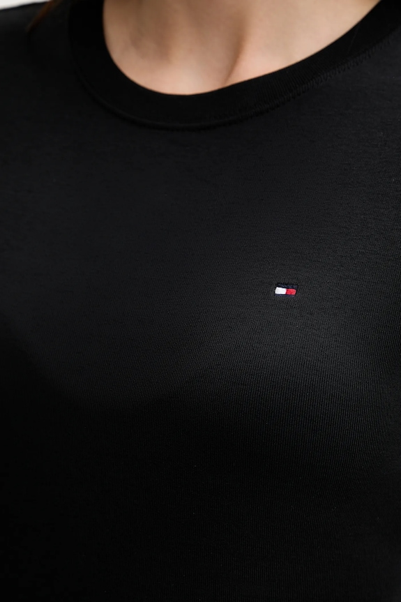 Bavlnené šaty Tommy Hilfiger WW0WW42721 čierna