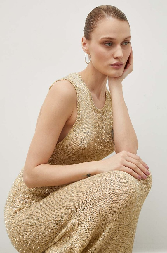 Herskind ruha Lizi ujjatlan sárga 5186119