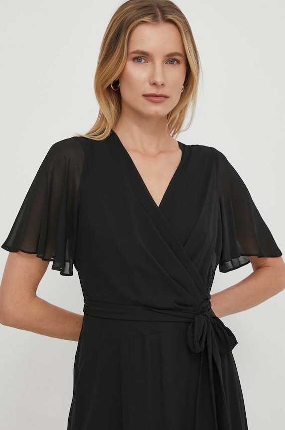 Lauren Ralph Lauren vestito midi nero 250909381