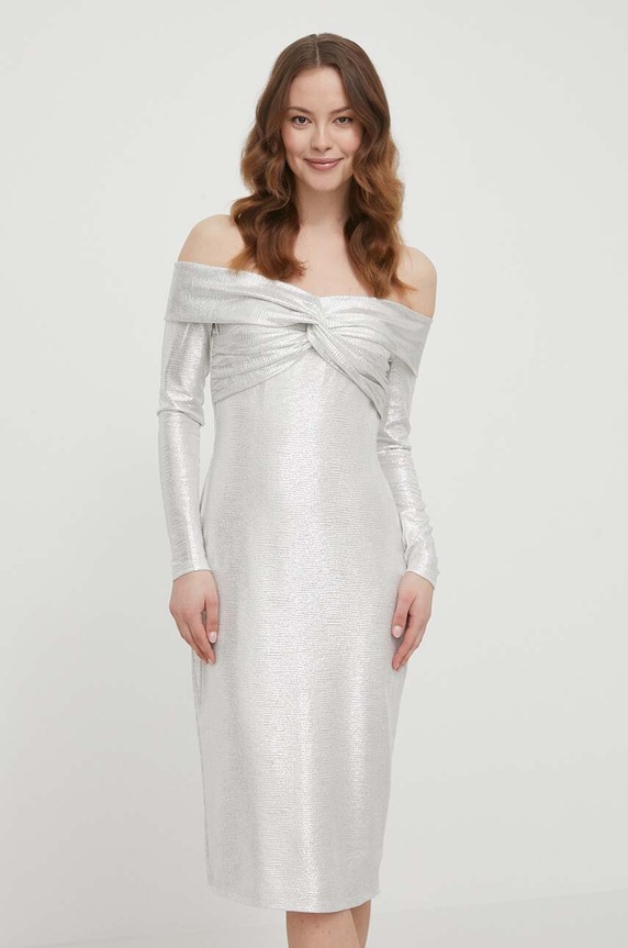 Šaty Lauren Ralph Lauren 253932602 béžová SS24