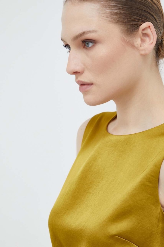 Šaty Weekend Max Mara žlutá 2415221021600