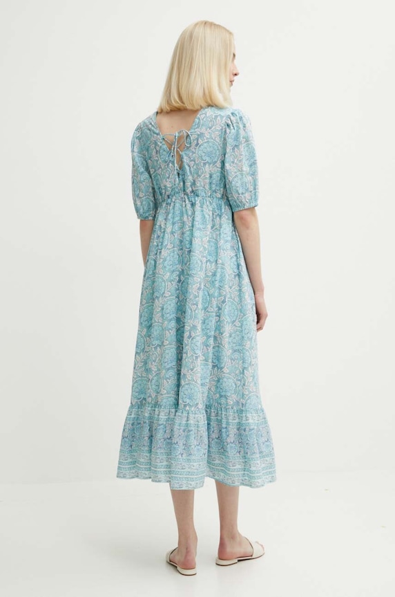 Pepe Jeans sukienka bawełniana MAFALDA PL953479 niebieski SS24