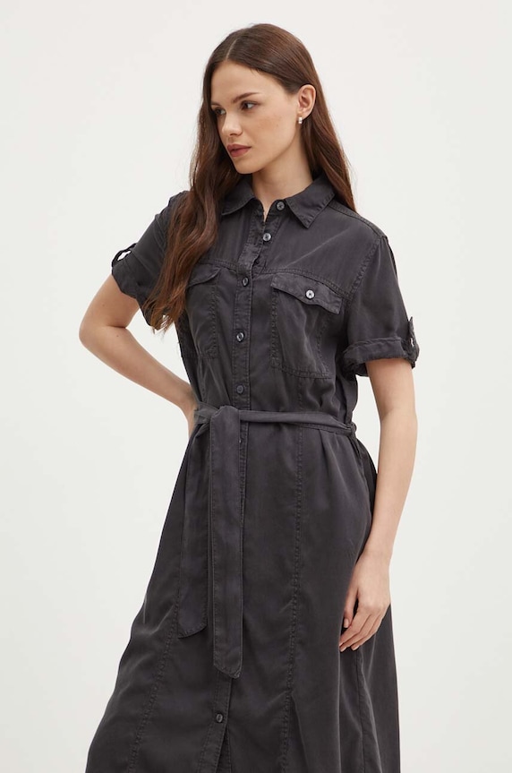 Šaty Pepe Jeans EVELINDA PL953482 šedá SS24