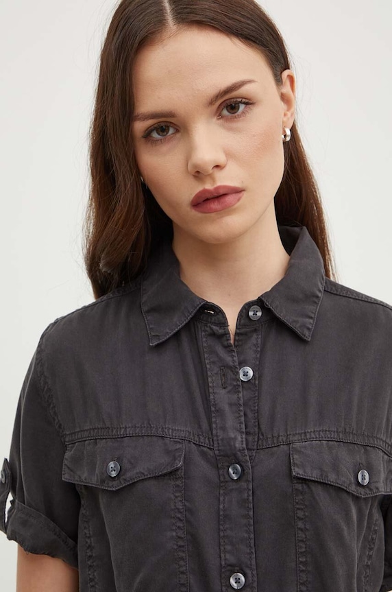 Šaty Pepe Jeans EVELINDA šedá PL953482