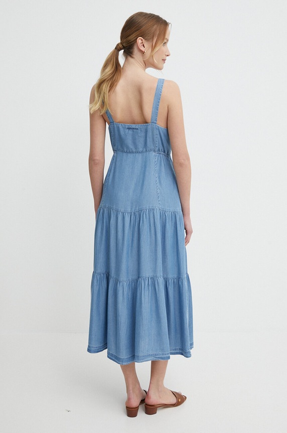 Pepe Jeans sukienka EDITH PL953483 niebieski SS24