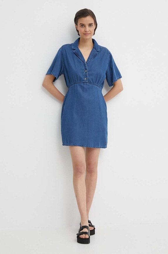 Pepe Jeans sukienka CHERYL PL953510 niebieski SS24