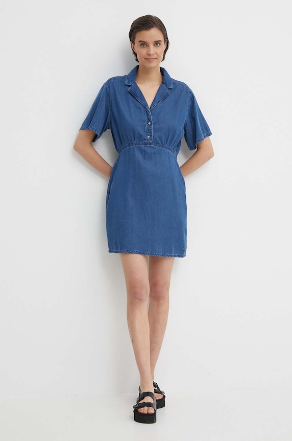 Pepe Jeans sukienka CHERYL PL953510 niebieski SS24