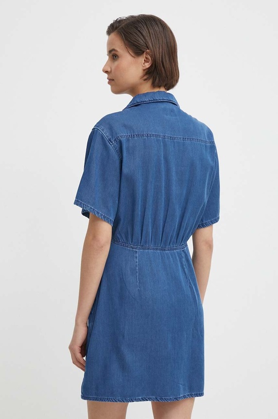 Odzież Pepe Jeans sukienka CHERYL PL953510 niebieski