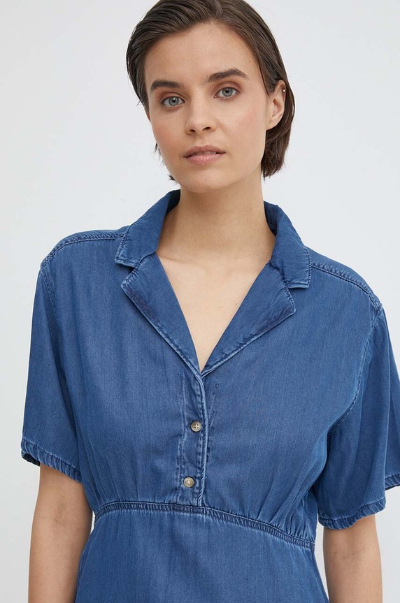 Pepe Jeans sukienka CHERYL niebieski PL953510