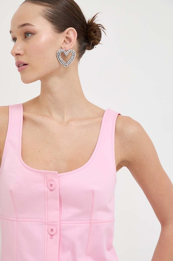 Haljina Moschino Jeans roza 0407.3223