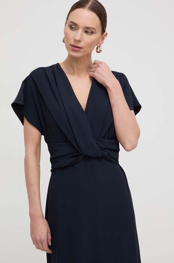 Φόρεμα BOSS σκούρο μπλε 50515198