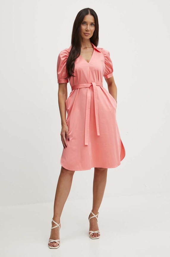 Haljina BOSS 50515778 roza SS24