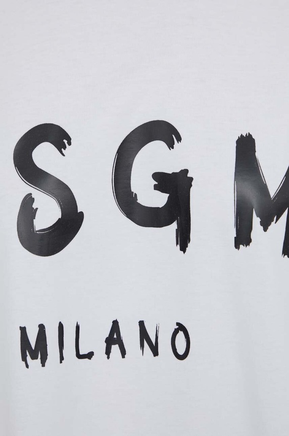 Bavlnené šaty MSGM 2000MDA510.200002 biela