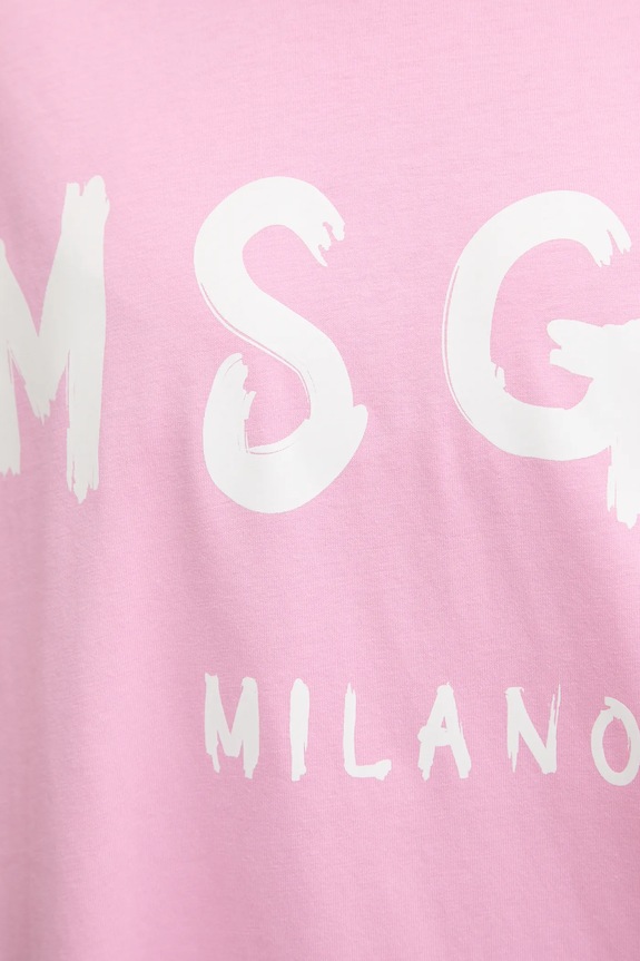 MSGM rochie din bumbac 2000MDA510.200002 roz