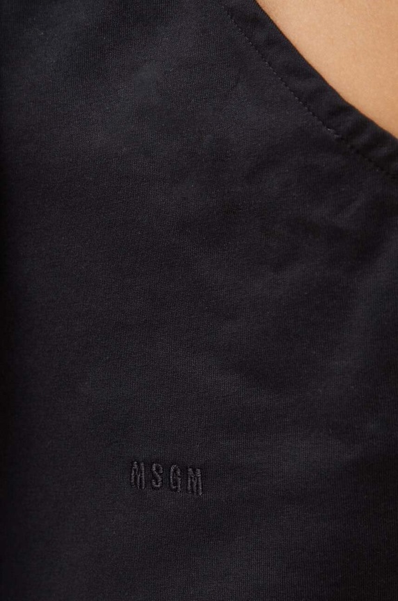 Šaty MSGM 3641MDA76.247002 čierna