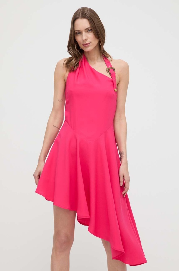 Versace Jeans Couture ruha vállas rózsaszín 76HAO917.N0302