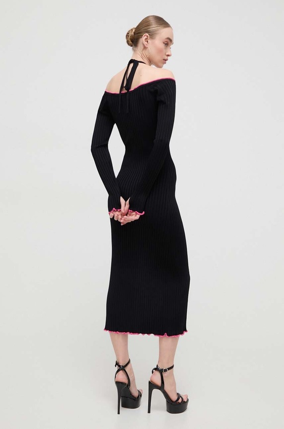 Oblečení Šaty Versace Jeans Couture 76HAOM18.CMH36 černá
