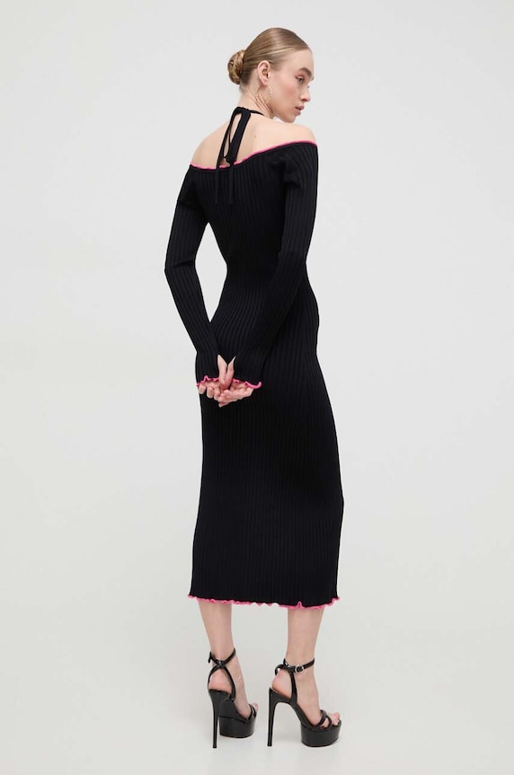 Oblečení Šaty Versace Jeans Couture 76HAOM18.CMH36 černá
