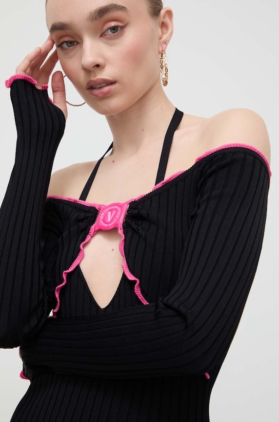 Šaty Versace Jeans Couture černá 76HAOM18.CMH36