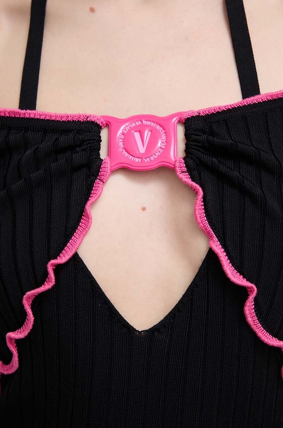 Šaty Versace Jeans Couture 76HAOM18.CMH36 černá