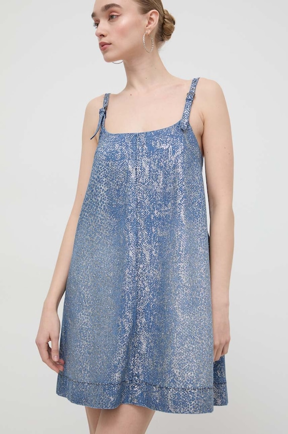Versace Jeans Couture farmerruha 76HAO954.DS013M30 kék SS24