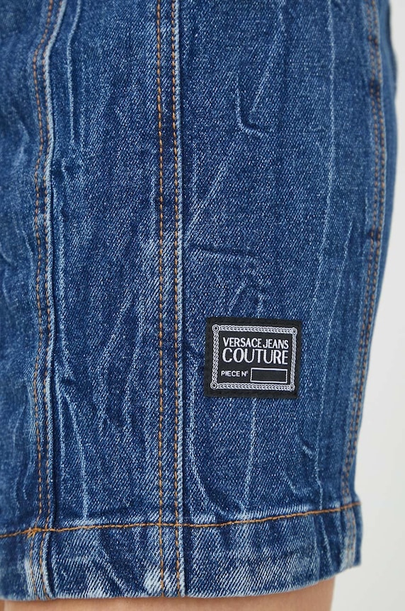 Versace Jeans Couture sukienka jeansowa 76HAO950.DW009M31 granatowy
