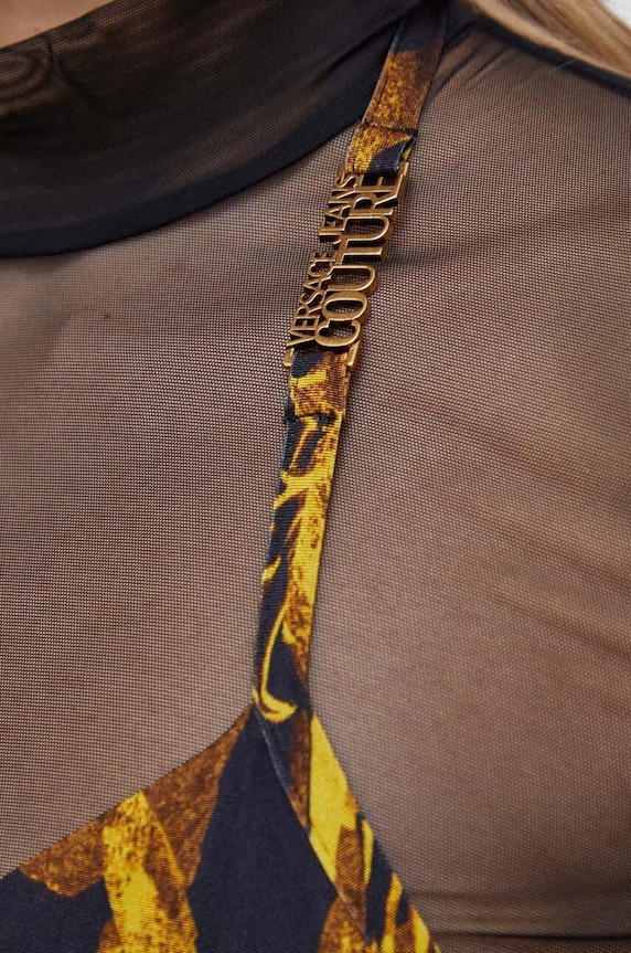 Φόρεμα Versace Jeans Couture 76HAO9D8.JS291 μαύρο