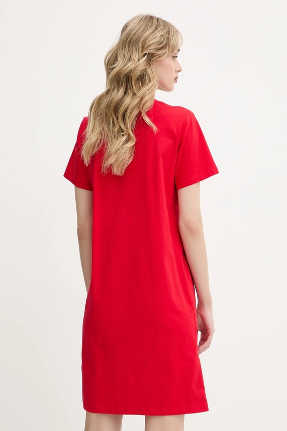 Ρούχα Βαμβακερό φόρεμα Pinko Answear Exclusive 103933.A1R7 κόκκινο