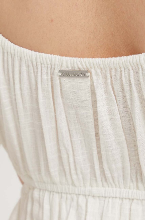 Βαμβακερό φόρεμα Billabong ABJWD00678 μπεζ
