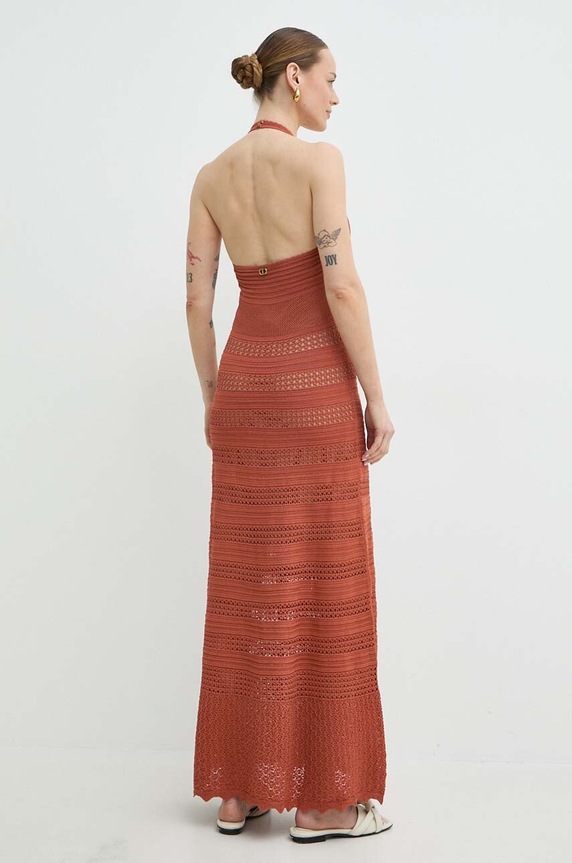 Ρούχα Φόρεμα Twinset 241TT3112 καφέ